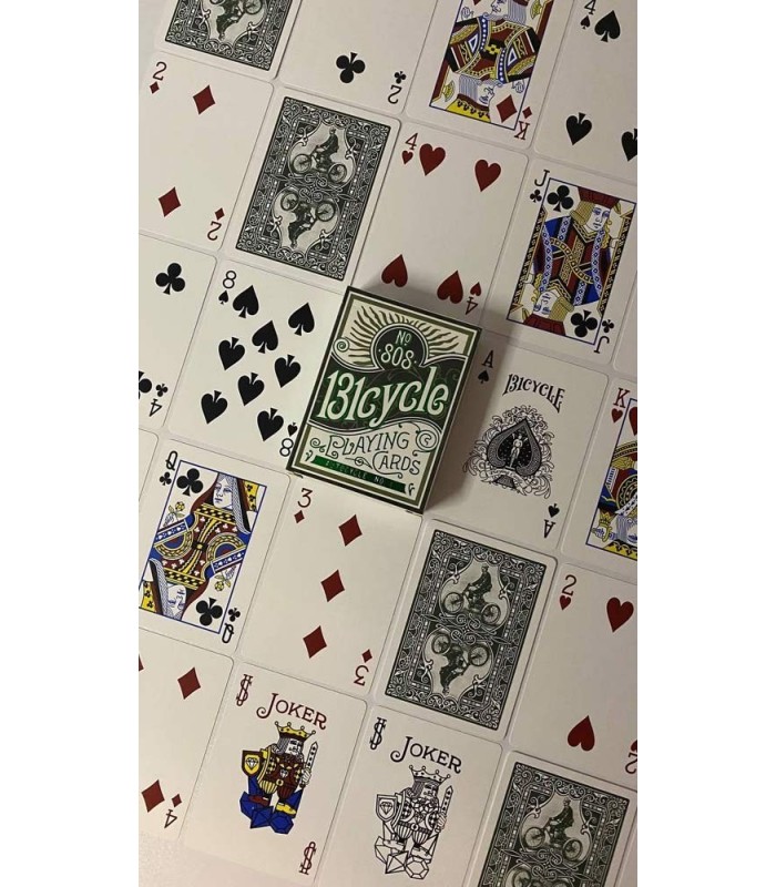 کارت بازی جعبه فلزی طرح بایسیکل 808 Playing 808 131cycle