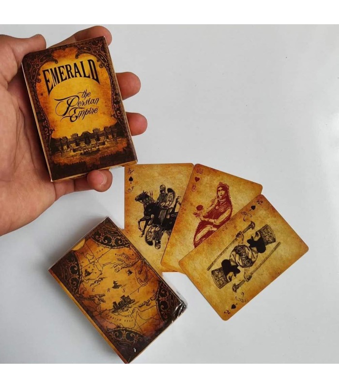 کارت بازی پرشین امپایر قهوه ای Playing Card The Persian Empire