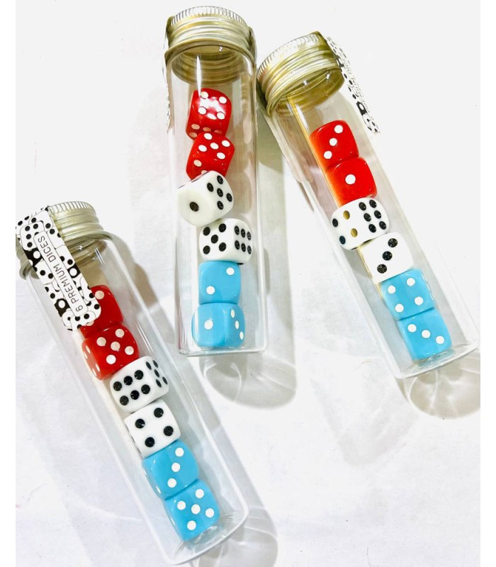 پک شش عددی تاس 14 میل با لوله شیشه ای