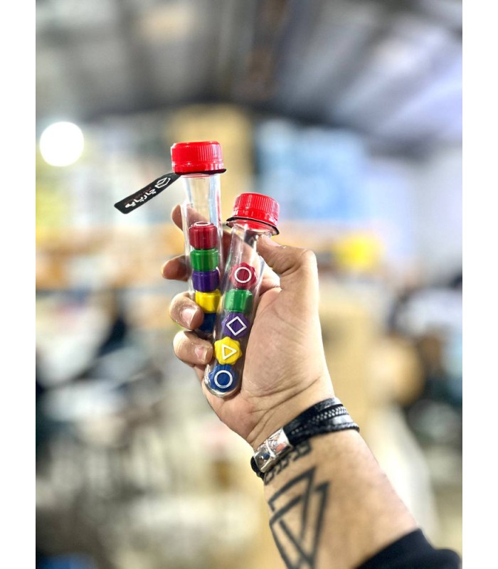 بازی گونگی اسکوییدگیم با لوله پلاستیکی Gonggi Squid Game