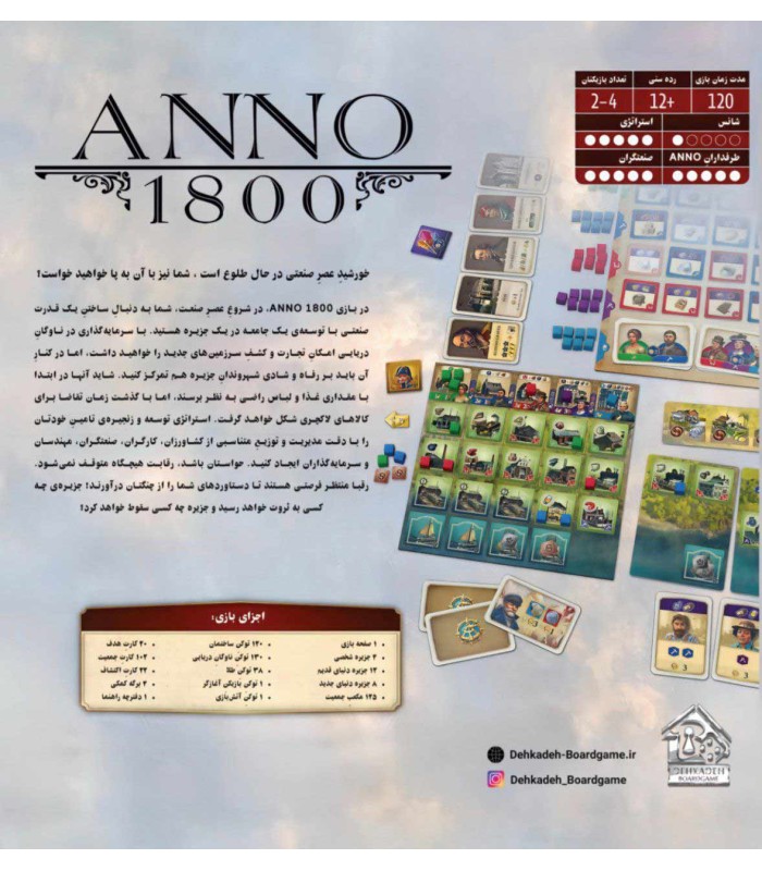 بازی انو 1800 Anno 1800: The Board Game