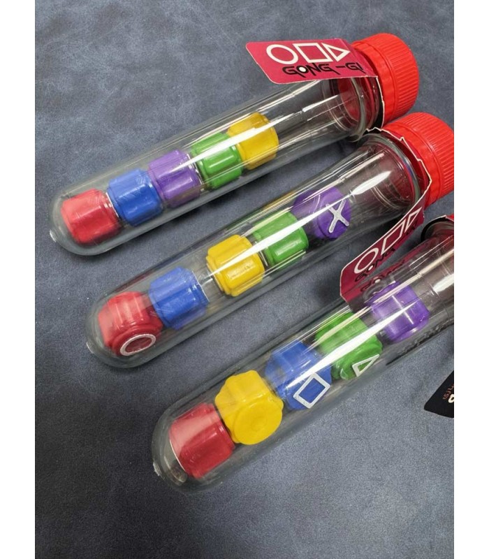 بازی گونگی اسکوییدگیم با لوله پلاستیکی Gonggi Squid Game