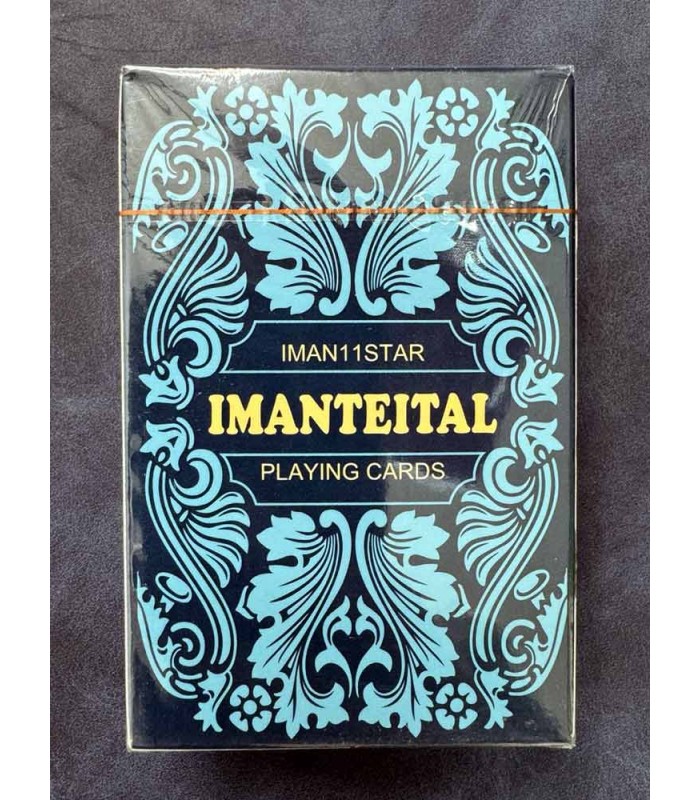 کارت بازی طرح امرالد آبی Playing Card imanteital