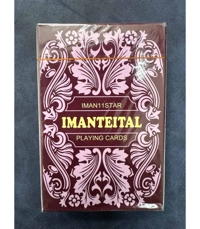 کارت بازی طرح امرالد بنفش Playing Card imanteital