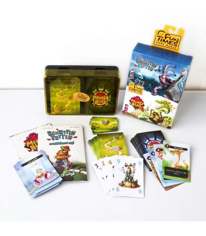 بازی ایرانی پک دوتایی شکارچی ذهن Mindbug and Schotten Totten