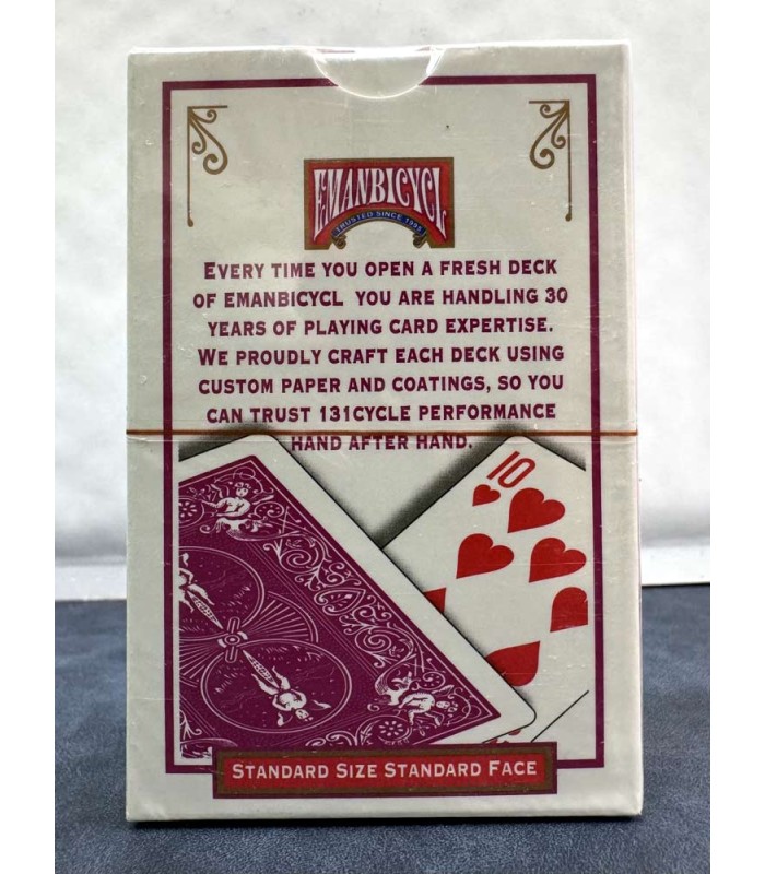 کارت بازی طرح بایسیکل استاندارد قرمز Playing Card Bicycle Standard Red