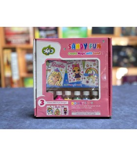 بازی تابلو نقاشی ماسه ای صورتی Sandy Fun