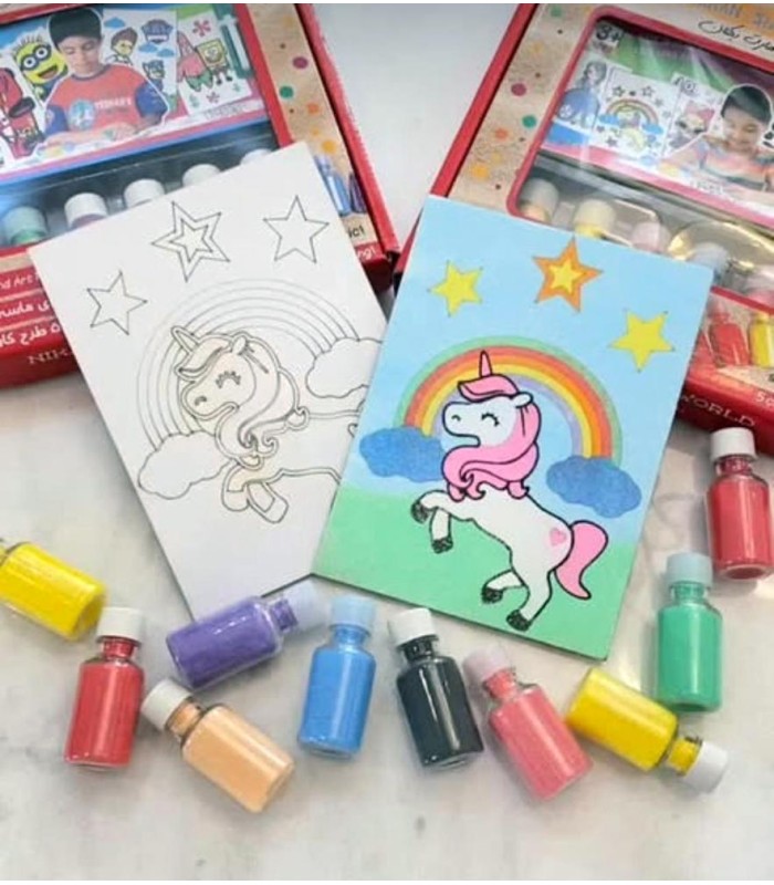 بازی تابلو نقاشی ماسه ای بنفش Sandy Fun