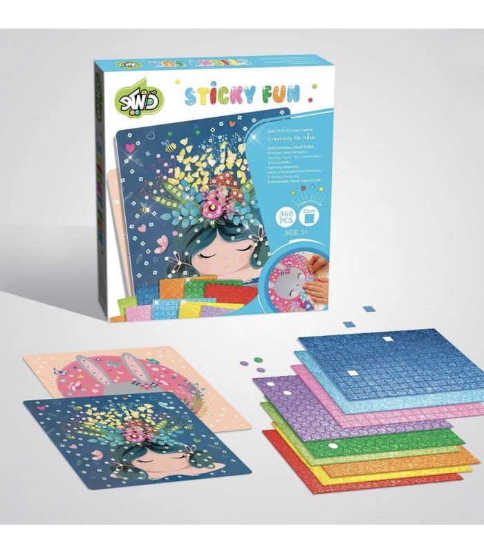 بازی استیکی فان آبی Sticky Fun