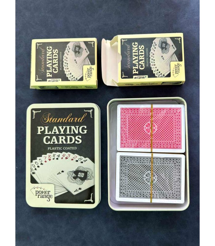 کارت بازی پرایمو جفتی جعبه فلزی Playing Card