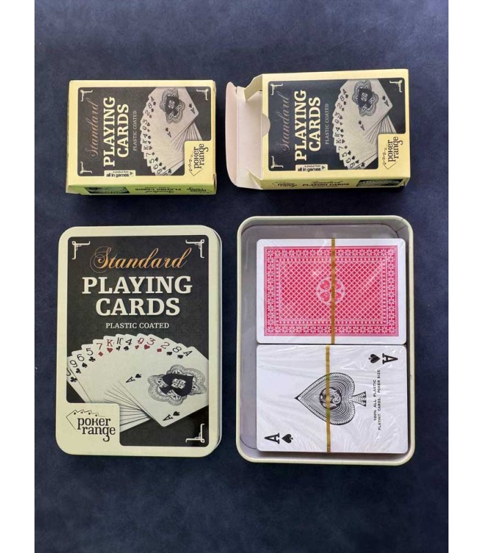 کارت بازی پرایمو جفتی جعبه فلزی Playing Card