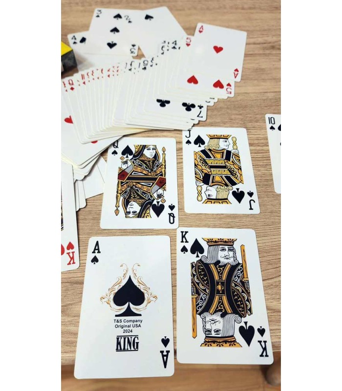 کارت بازی کینگ بلک سفید Playing Card king Black White