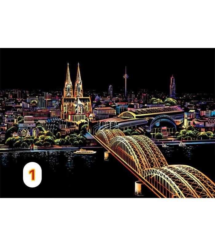 تابلو اسکرچی سایز آ3  Scratch Art Sheets A3