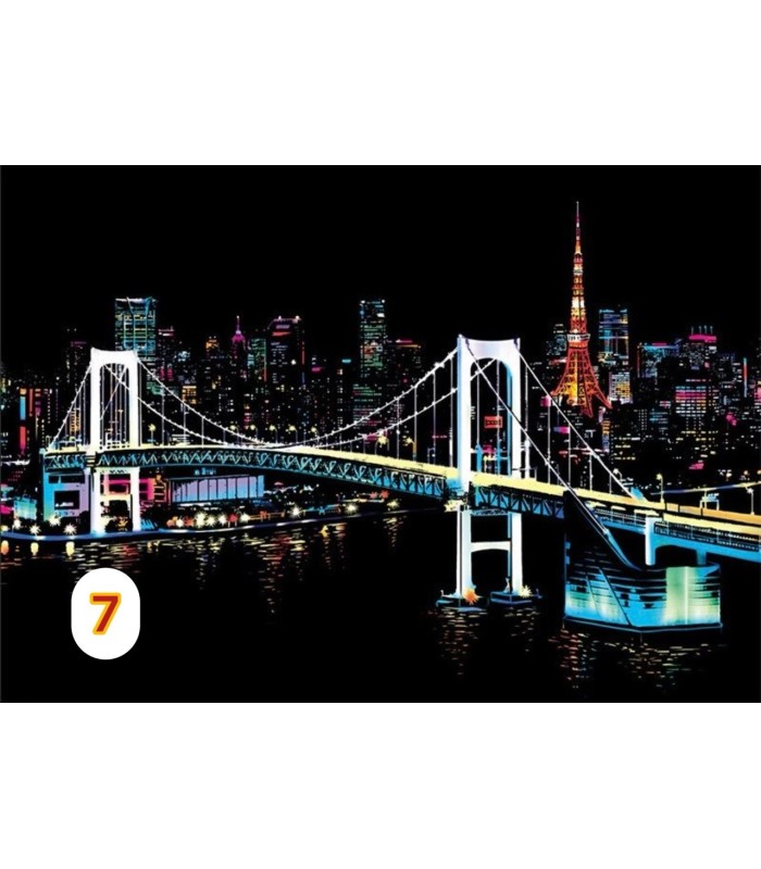 تابلو اسکرچی سایز آ3  Scratch Art Sheets A3