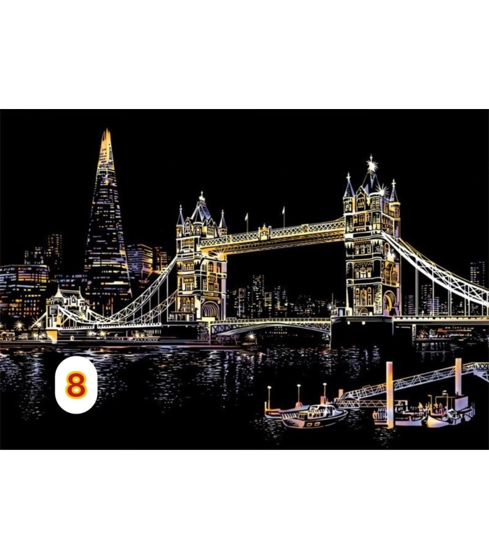 تابلو اسکرچی سایز آ3  Scratch Art Sheets A3