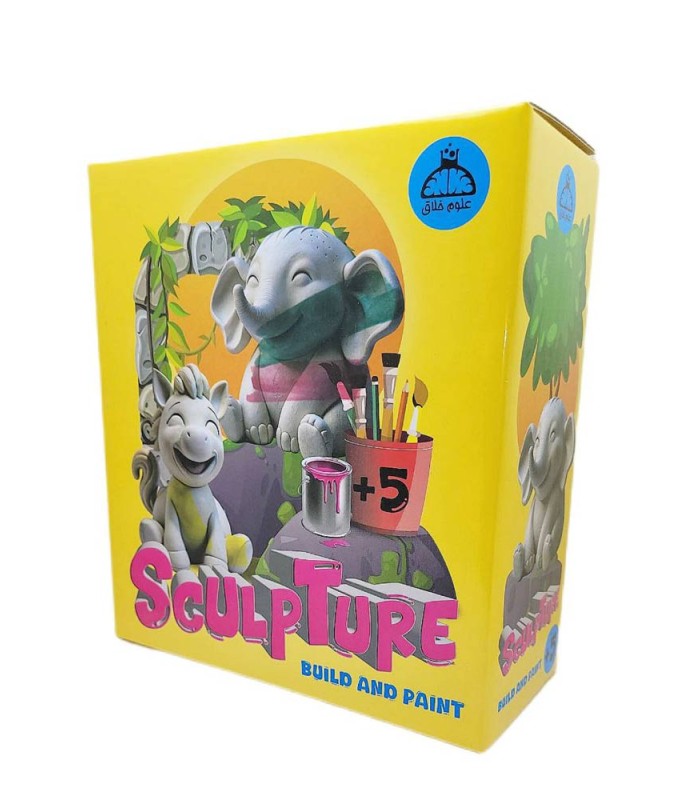 بازی ساخت و رنگ آمیزی مجسمه فیل