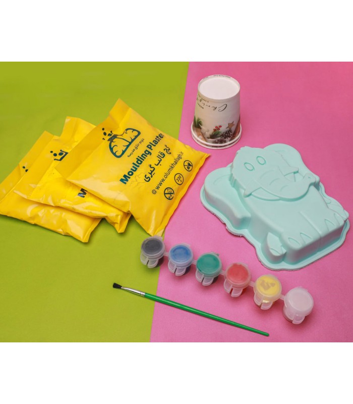 بازی ساخت و رنگ آمیزی مجسمه فیل