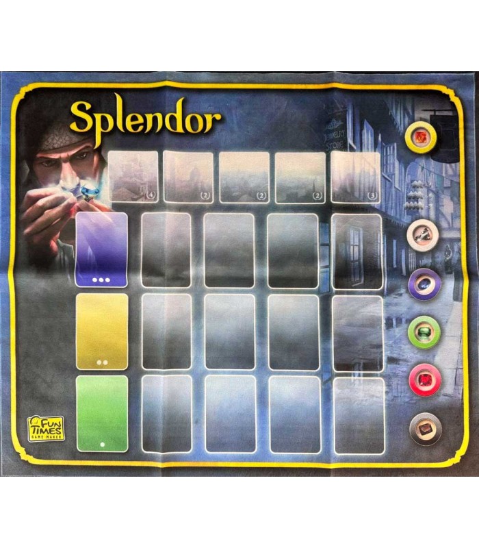 صفحه بازی اسپلندور و کهربا Splendor playmat