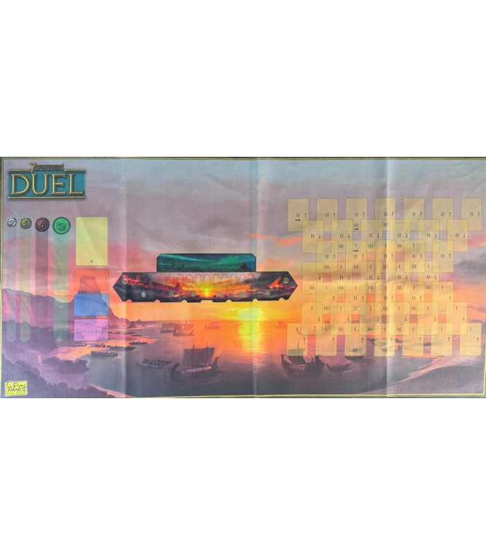 صفحه بازی عجایب هفتگانه دوئل 7Wonders Duel playmat