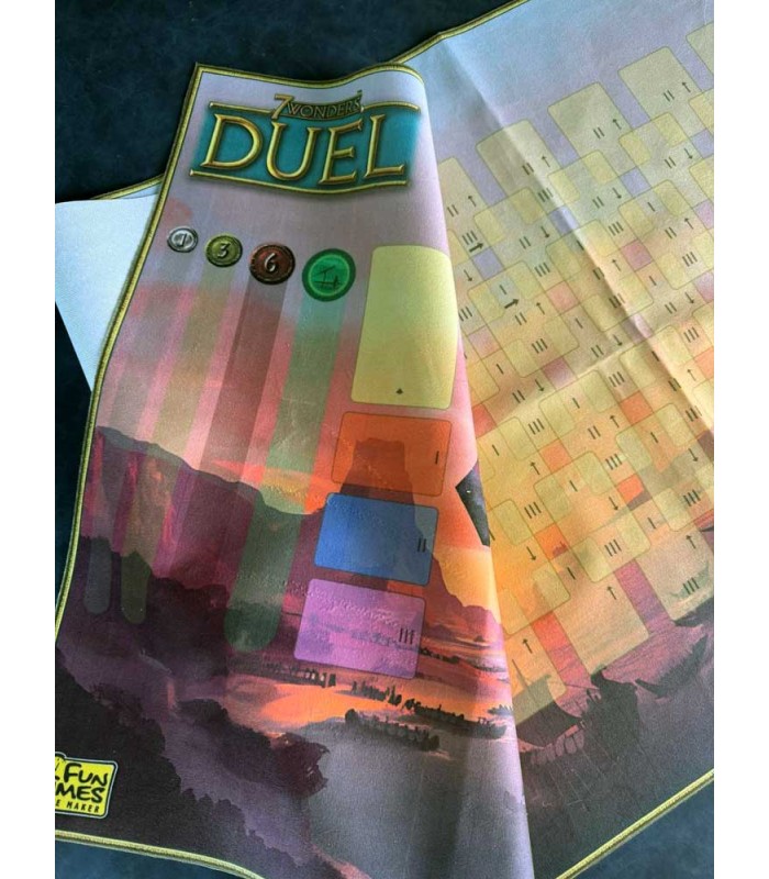صفحه بازی عجایب هفتگانه دوئل 7Wonders Duel playmat