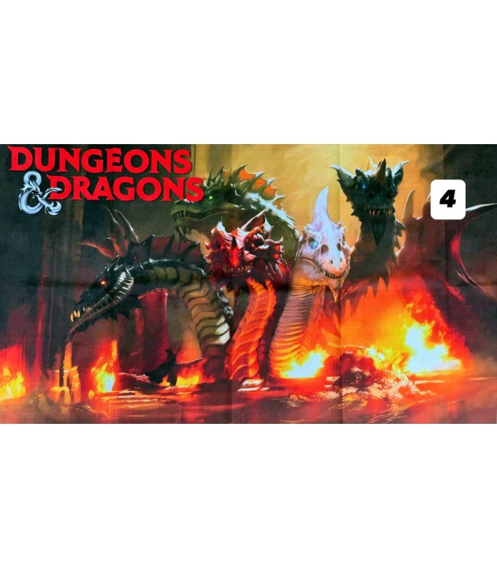 صفحه بازی دی اند دی D&D Dungeons & Dragons playmat