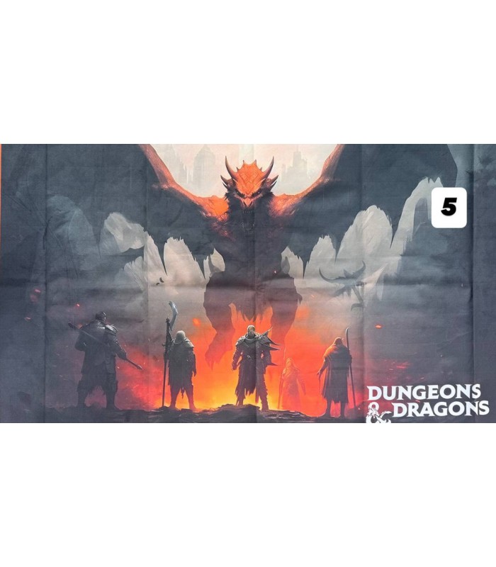 صفحه بازی دی اند دی D&D Dungeons & Dragons playmat