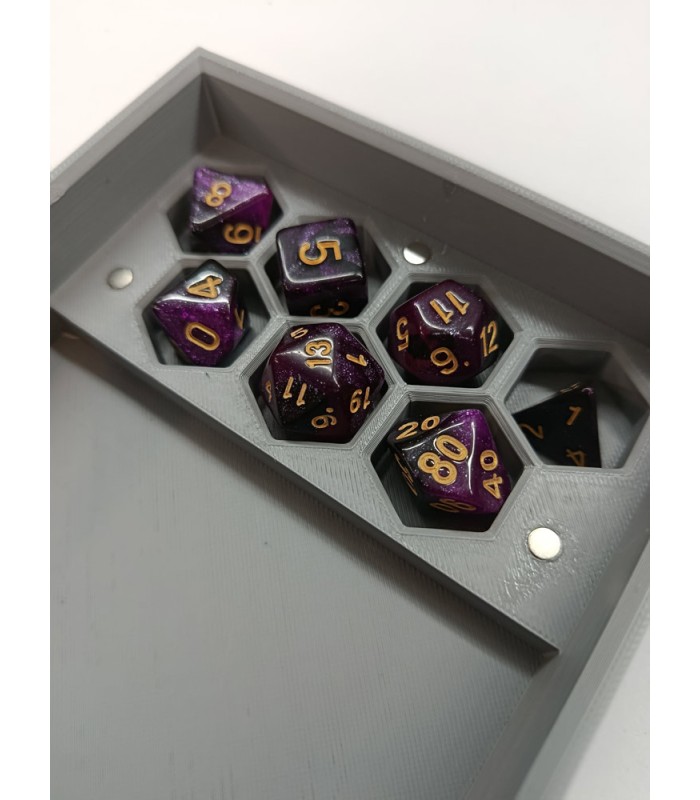 جعبه تاس نقش آفرینی با سینی تاس Dice Tray dnd