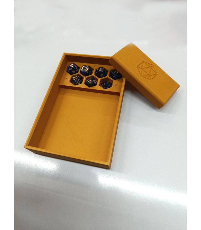 جعبه تاس نقش آفرینی با سینی تاس Dice Tray dnd