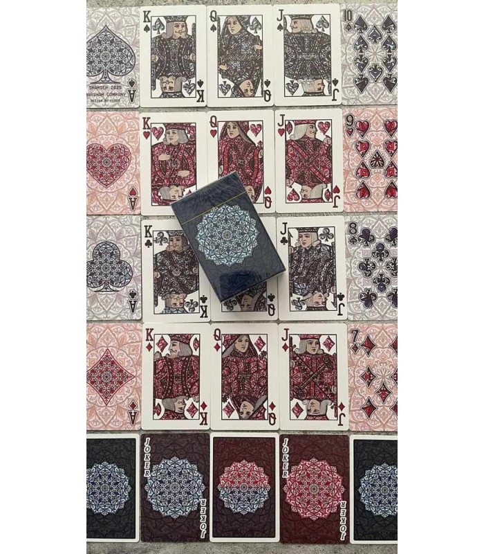 کارت بازی شمس آبی Playing Card Shams Blue