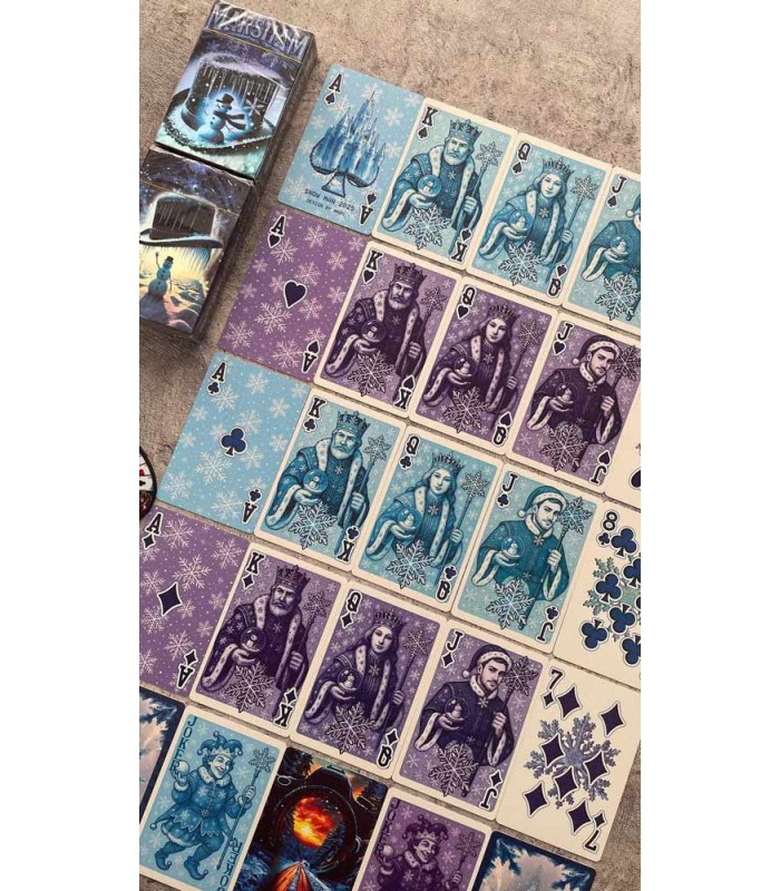 کارت بازی آدم برفی Playing Card Snowman