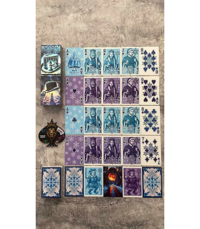 کارت بازی آدم برفی Playing Card Snowman