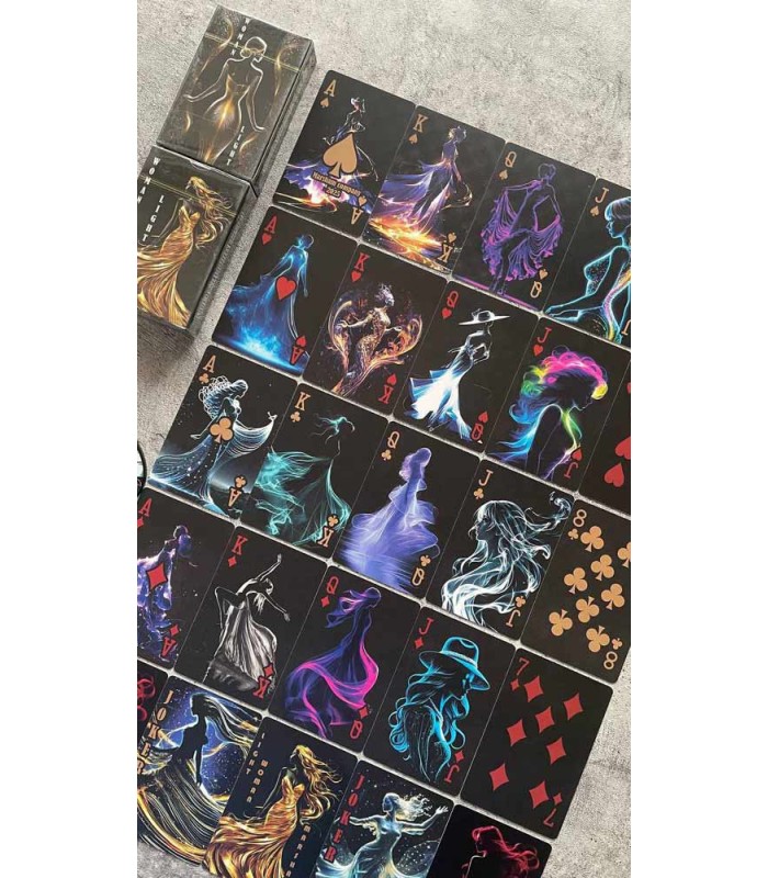 کارت بازی بانوی نور Playing Card Woman Light