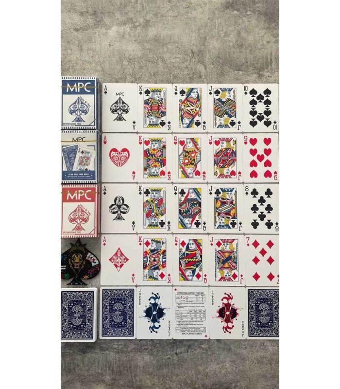 کارت بازی امپیسی آبی Playing Card MPC Blue