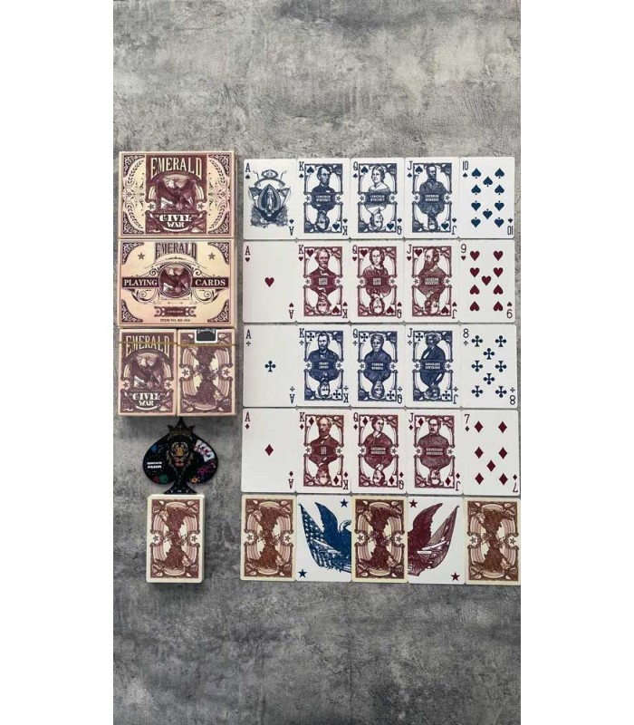 کارت بازی امرالد جنگ داخلی Playing Card Emerald Civil War