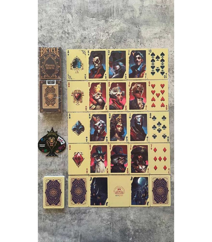 کارت بازی رازهای کارناوال Playing Card Carnival Secrets