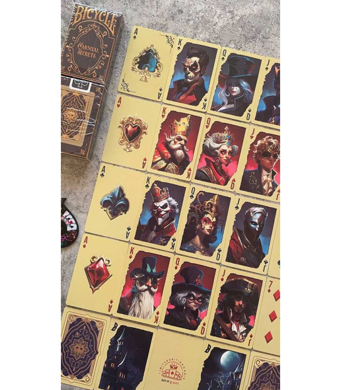 کارت بازی رازهای کارناوال Playing Card Carnival Secrets