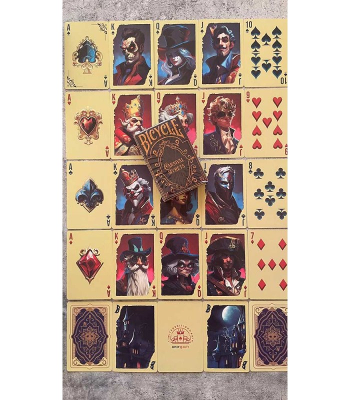کارت بازی رازهای کارناوال Playing Card Carnival Secrets