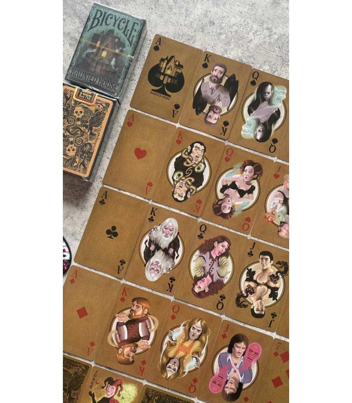 کارت بازی خانه تسخیر شده Playing Card Haunted House