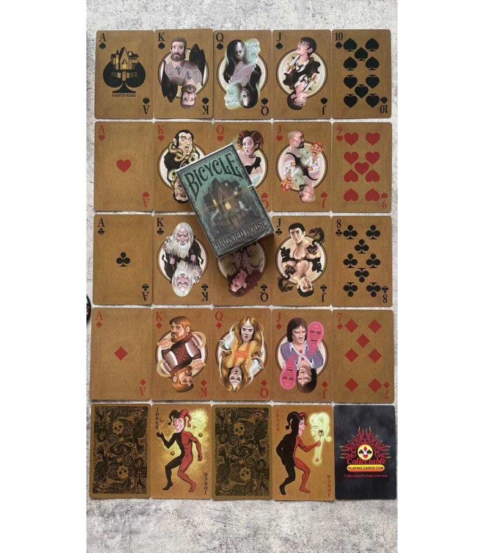 کارت بازی خانه تسخیر شده Playing Card Haunted House