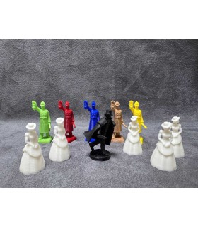 فیگور شخصیت های وایت چپل مدل رنگی Letters from Whitechapel