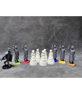 فیگور شخصیت های وایت چپل مدل نقره ای Letters from Whitechapel