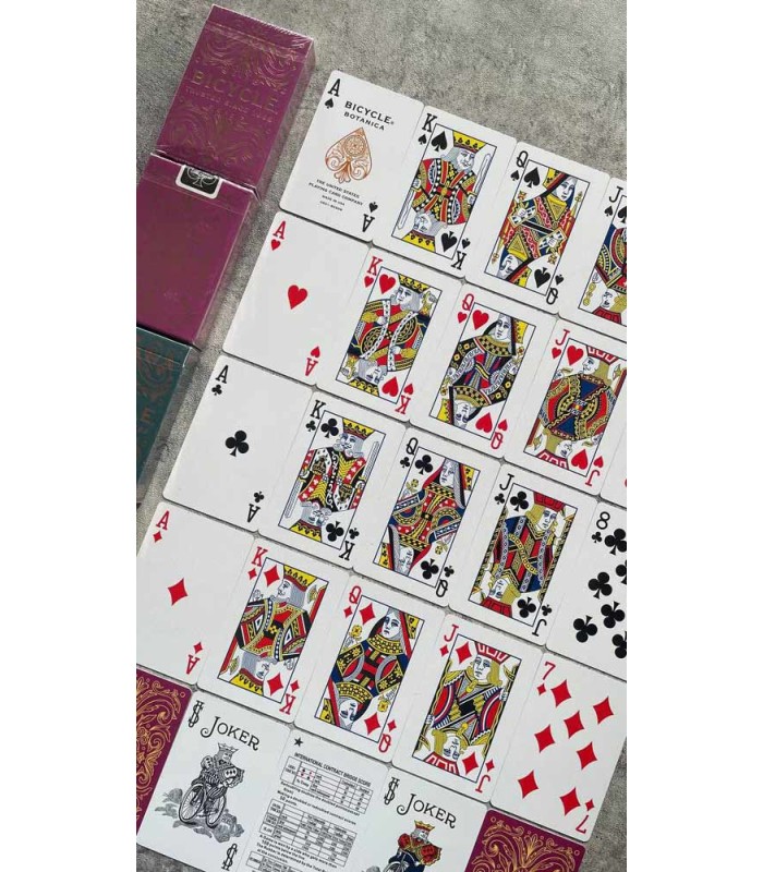 کارت بازی بایسیکل بوتانیکا سرخابی Playing Card Bicycle Botanica