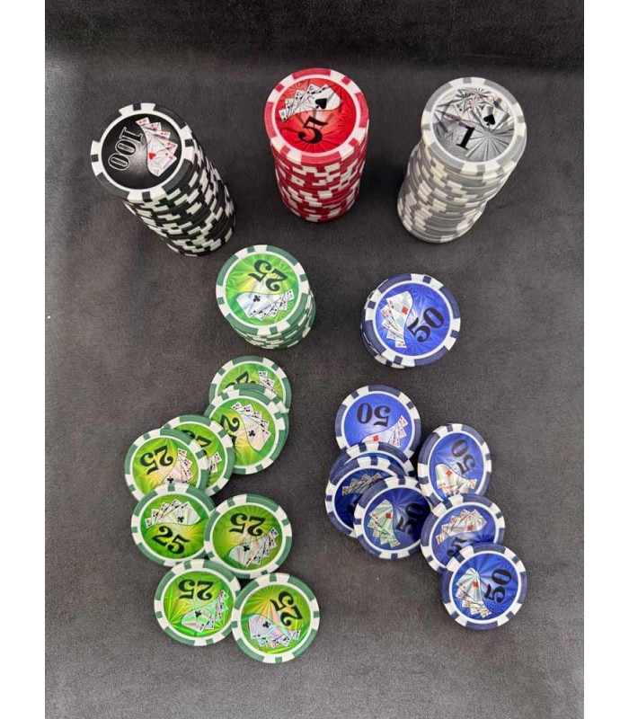 ژتون صدتایی بازی چیپ پوکر Poker Chips