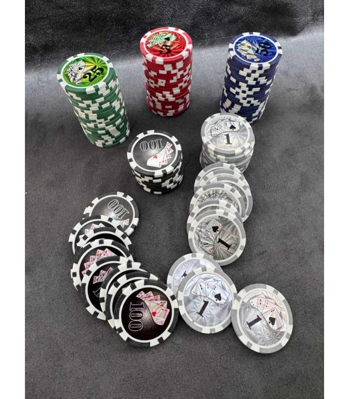 ژتون صدتایی بازی چیپ پوکر Poker Chips