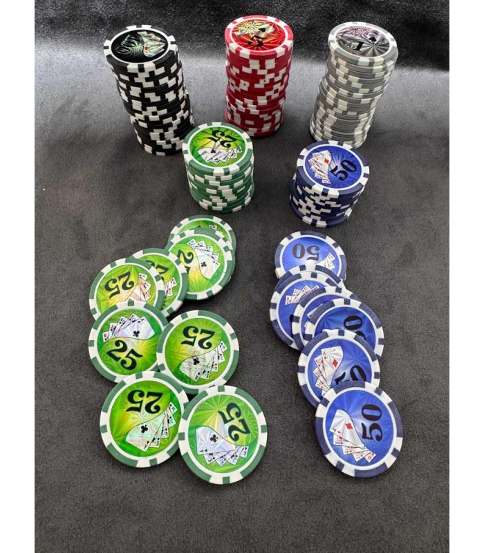 ژتون صدتایی بازی چیپ پوکر Poker Chips