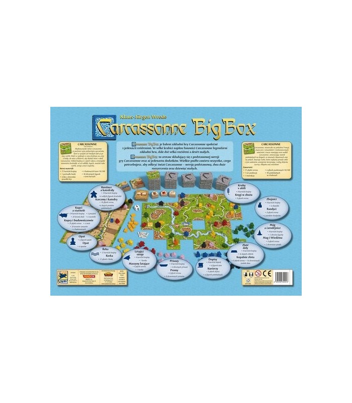 کارکاسونه جعبه بزرگ (Carcassonne Big Box 6)