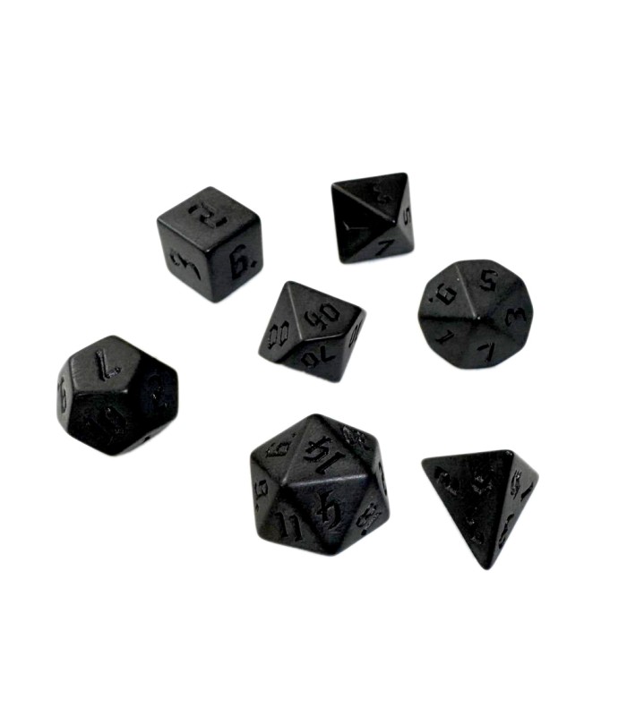 تاس بازی نقش آفرینی دی اند دی مدل زغالی گابلینی dungeons and dragons dnd dice