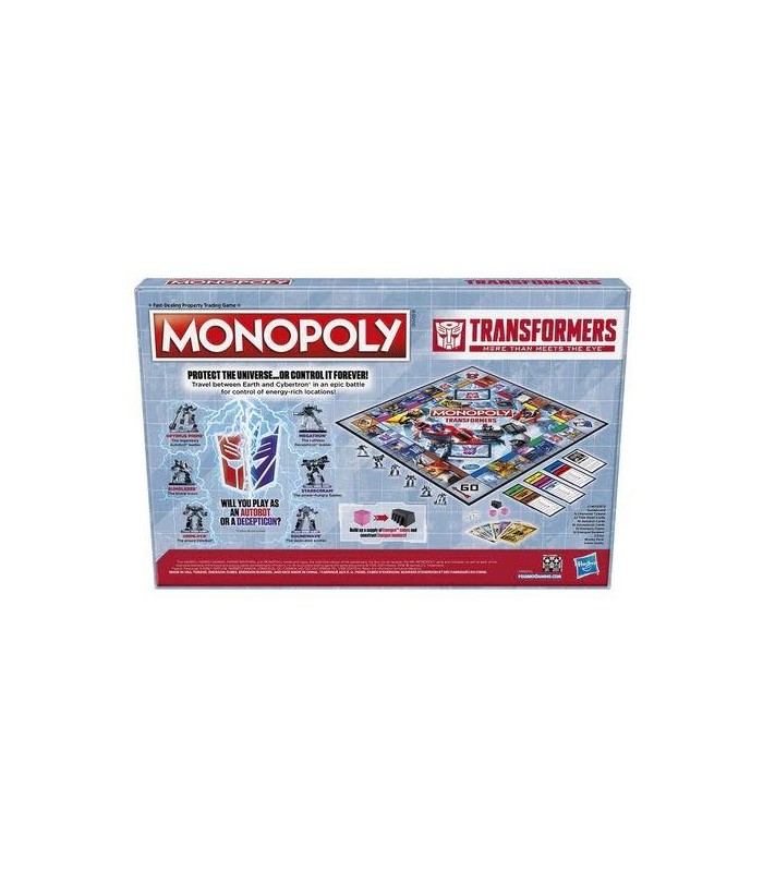 بازی مونوپولی هزبرو ترنسفورمرز Monopoly transformers edition
