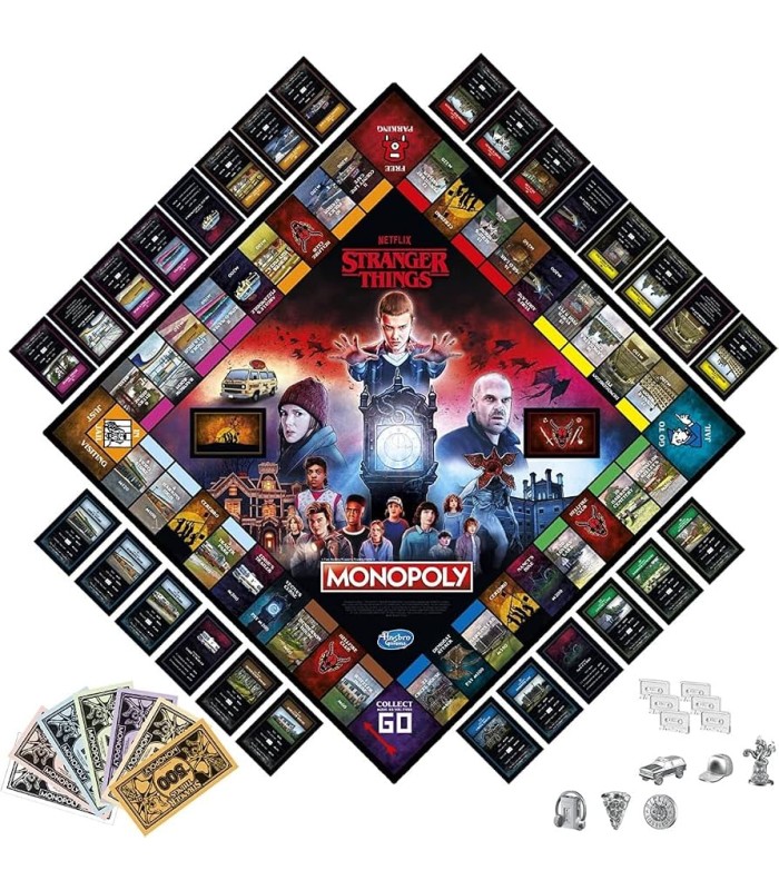 بازی مونوپولی هزبرو استرنجر تینگز monopoly Stranger things