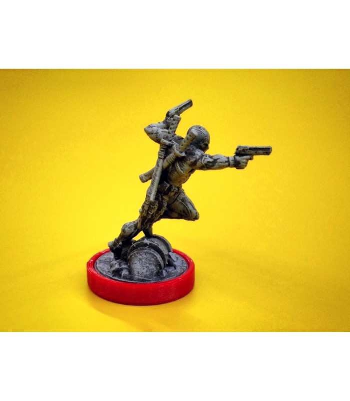 فیگور شخصیت های بازی بی همتا آنمچد بروس لی و ددپول Unmatched: Lee and Deadpool Figure Pack